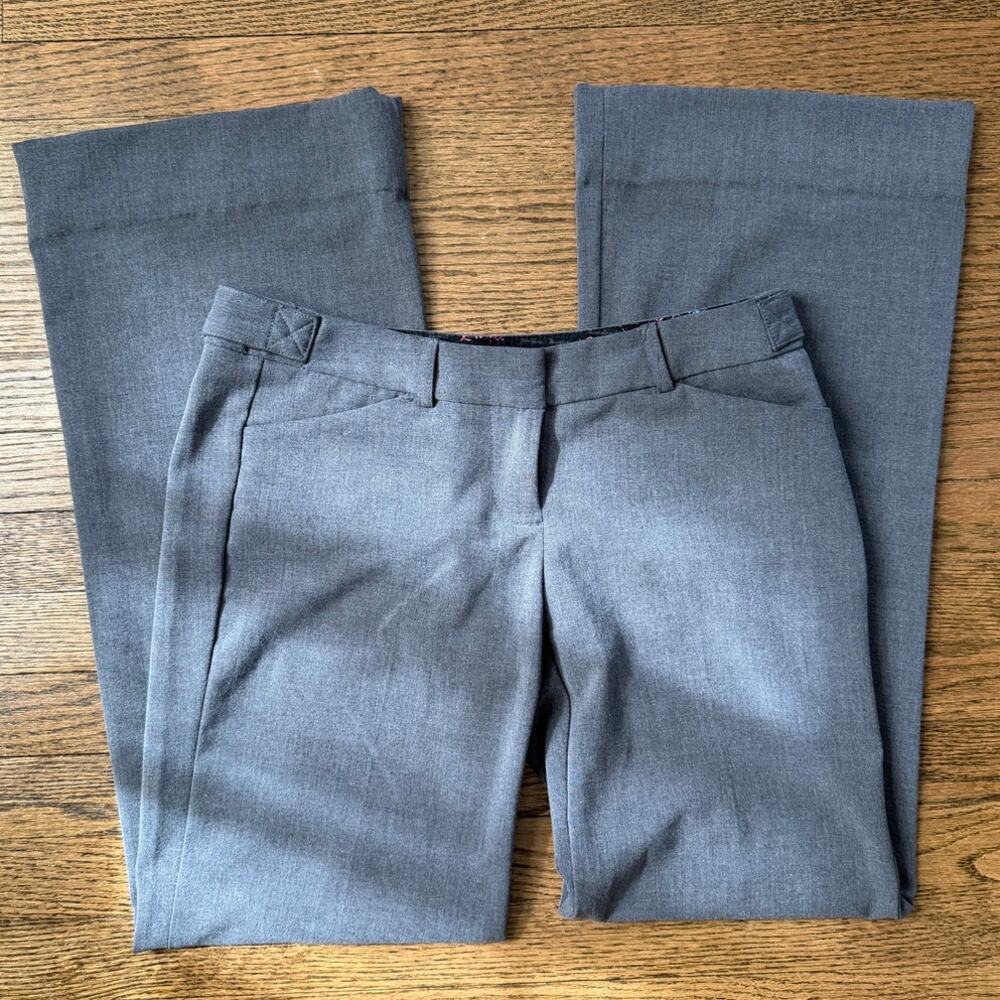 VTG Joe Benbassat Grey Low-Rise Wide Legged Trousers Size 5